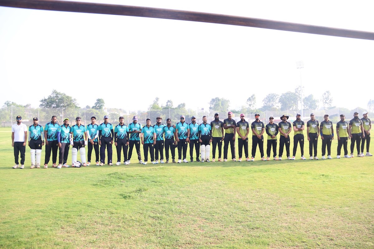 KPL match opening ceremony with both teams lined up
