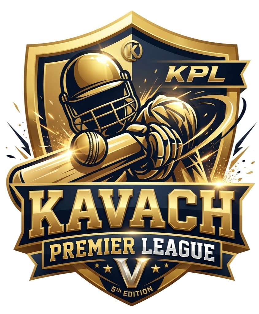 KAvach Cricket Club players at Play Arena Bangalore - KPL Season 5 official tournament crest